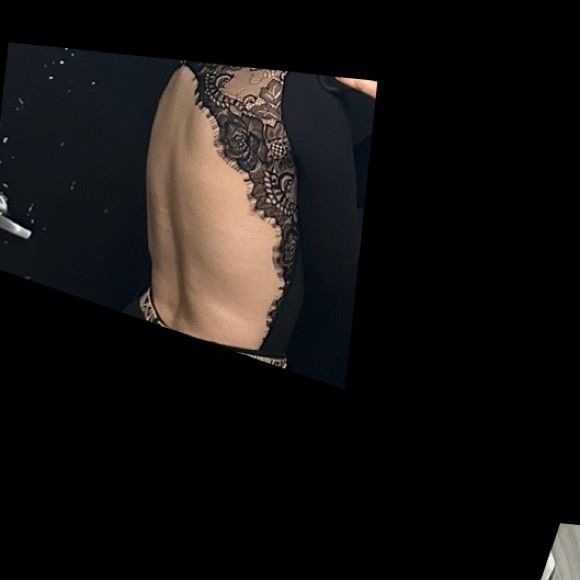 SHEIN Tops - SHEIN Backless Lace Body Suit